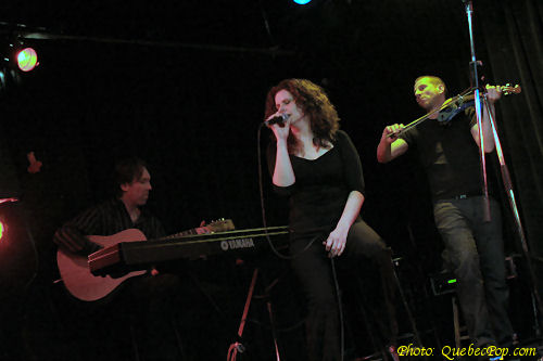 Catherine Boulanger et les musiciens